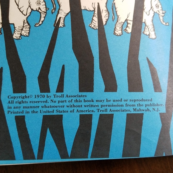 Elephant in Trouble 1970 Vintage book - Picture 3 of 6